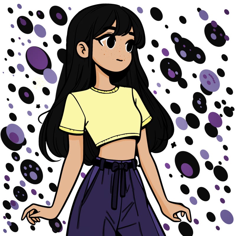 girl in a cute crop top