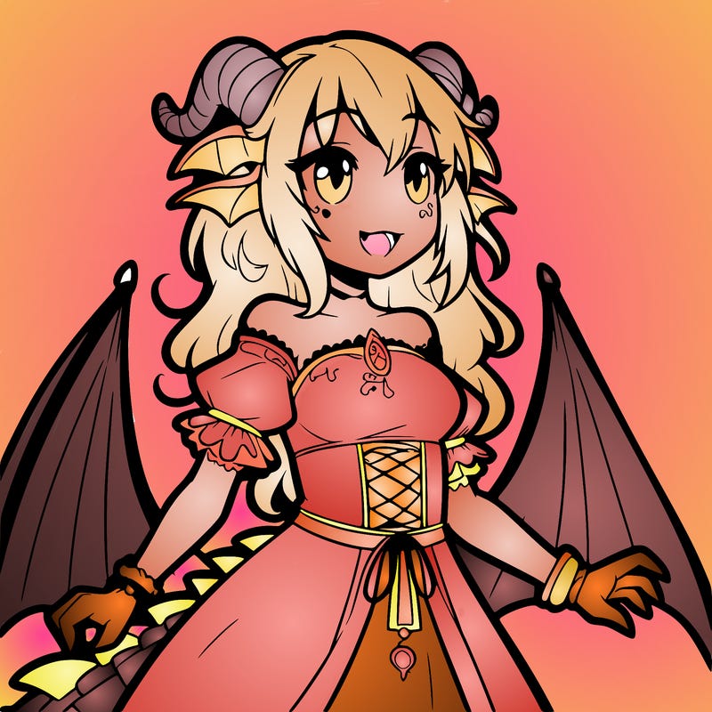 a dragon girl