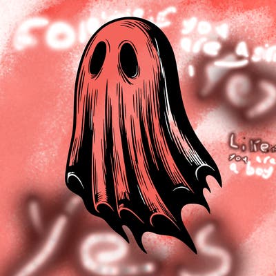 realistic creepy ghost