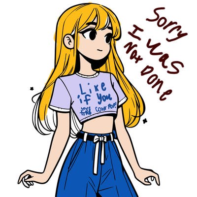 girl in a cute crop top