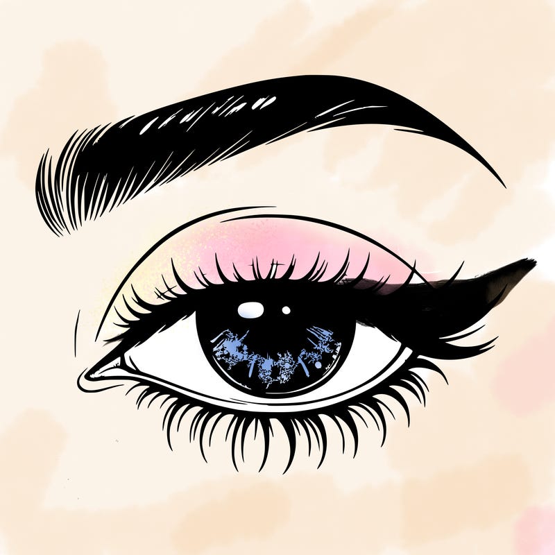 eye closed realistic