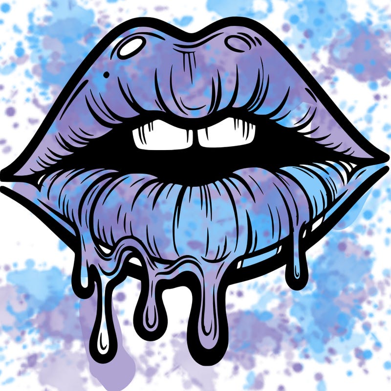 lips that look realistic and drip