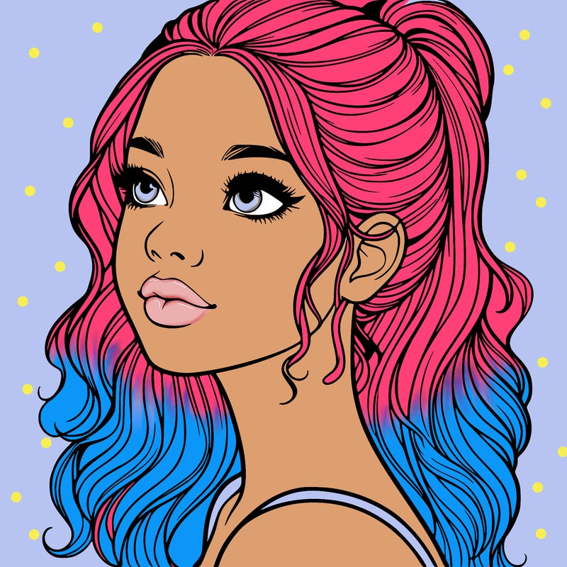 beautiful realistic girl