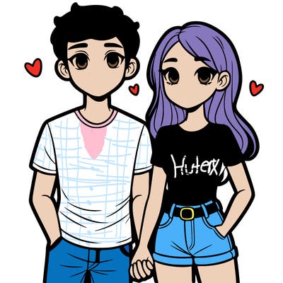 boyfriend and girlfriend