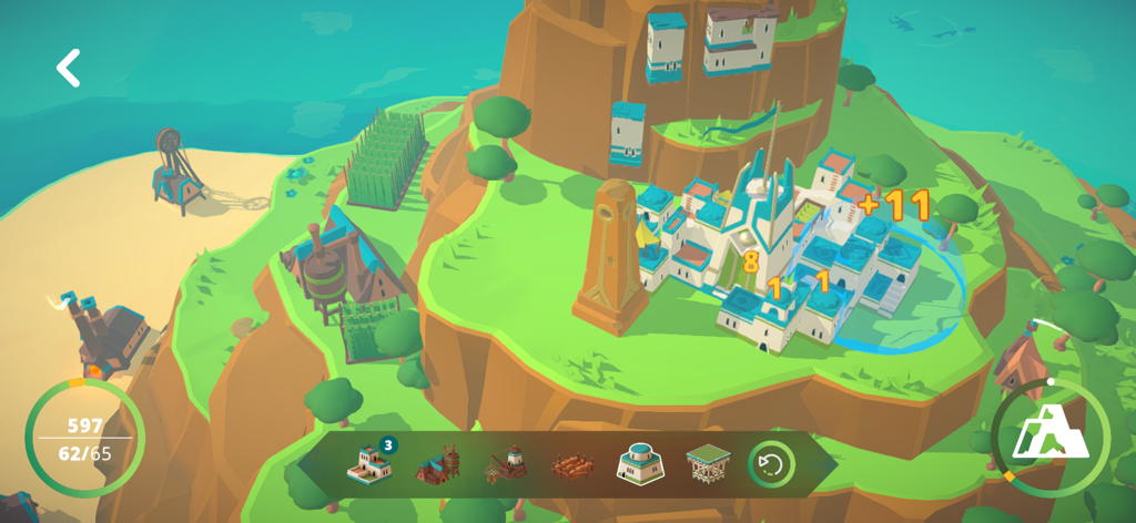ISLANDERS: Mobile - Minimalist city building gameplay on a colorful 3D island