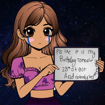 realistic pretty girl holding blank sign