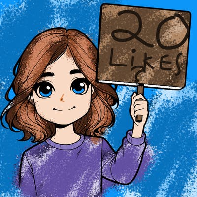 realistic girl holding up a sign