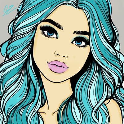 beautiful realistic girl