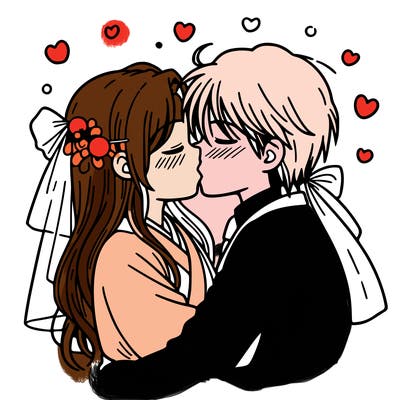 kissing