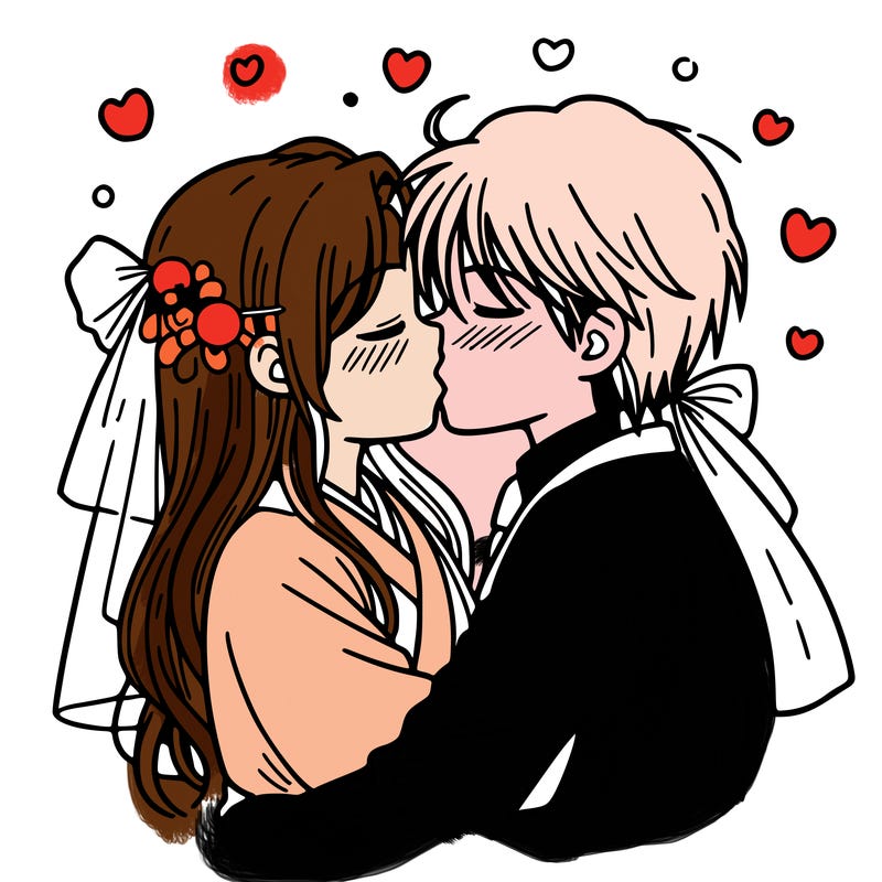 kissing