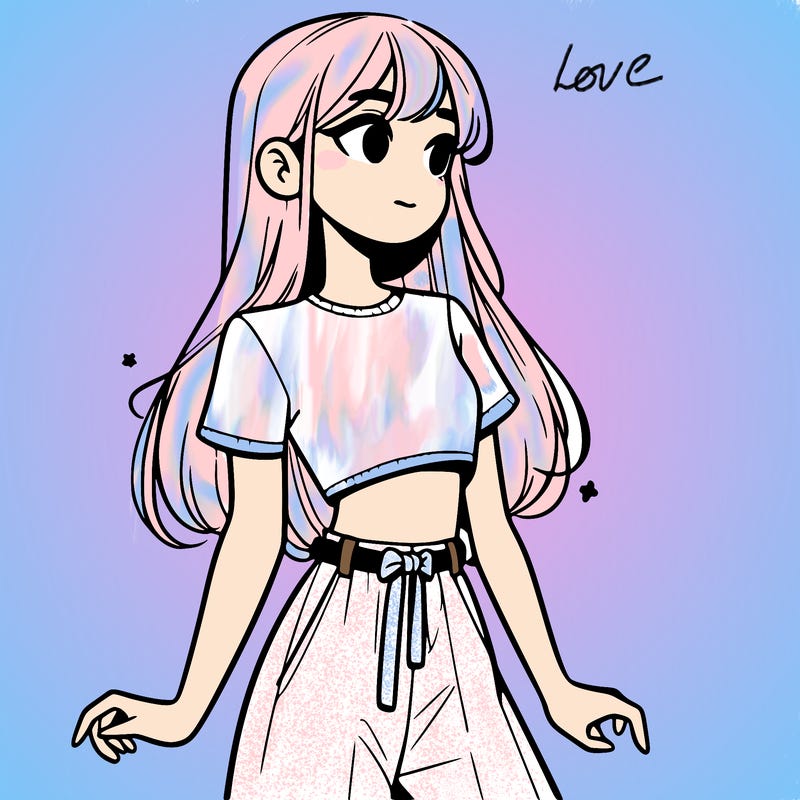 girl in a cute crop top