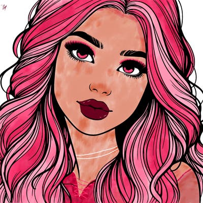 beautiful realistic girl