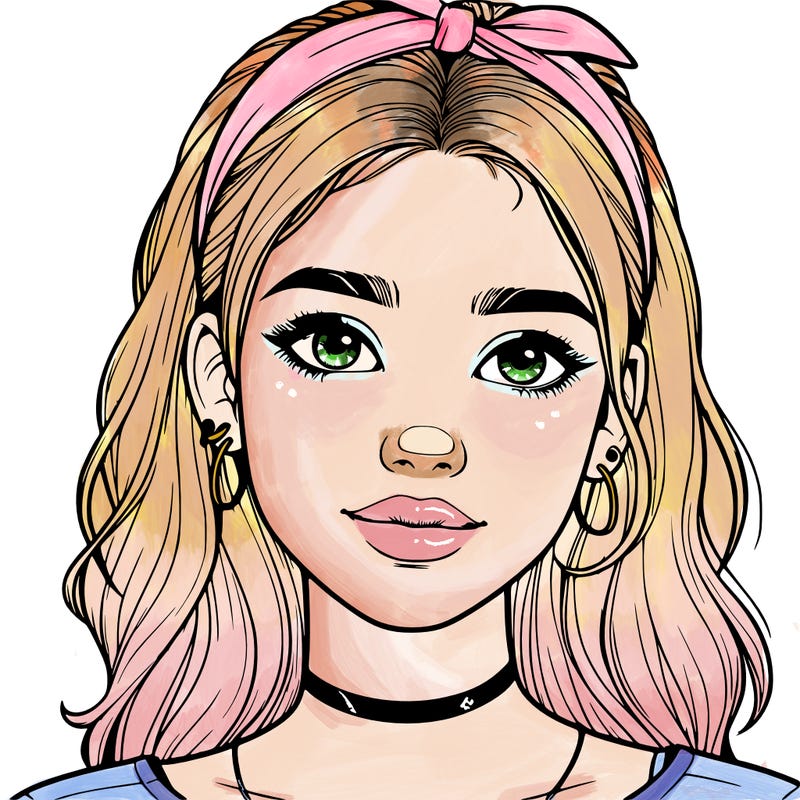 realistic teenage girl