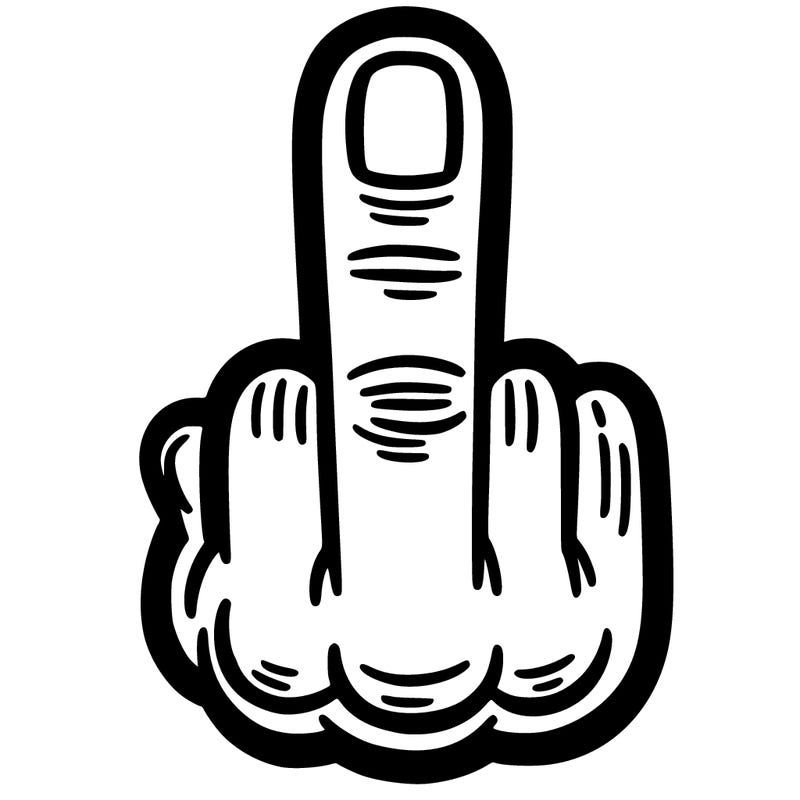 middle finger