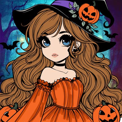realistic girl halloween
