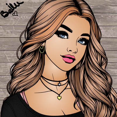 detailed realistic girl