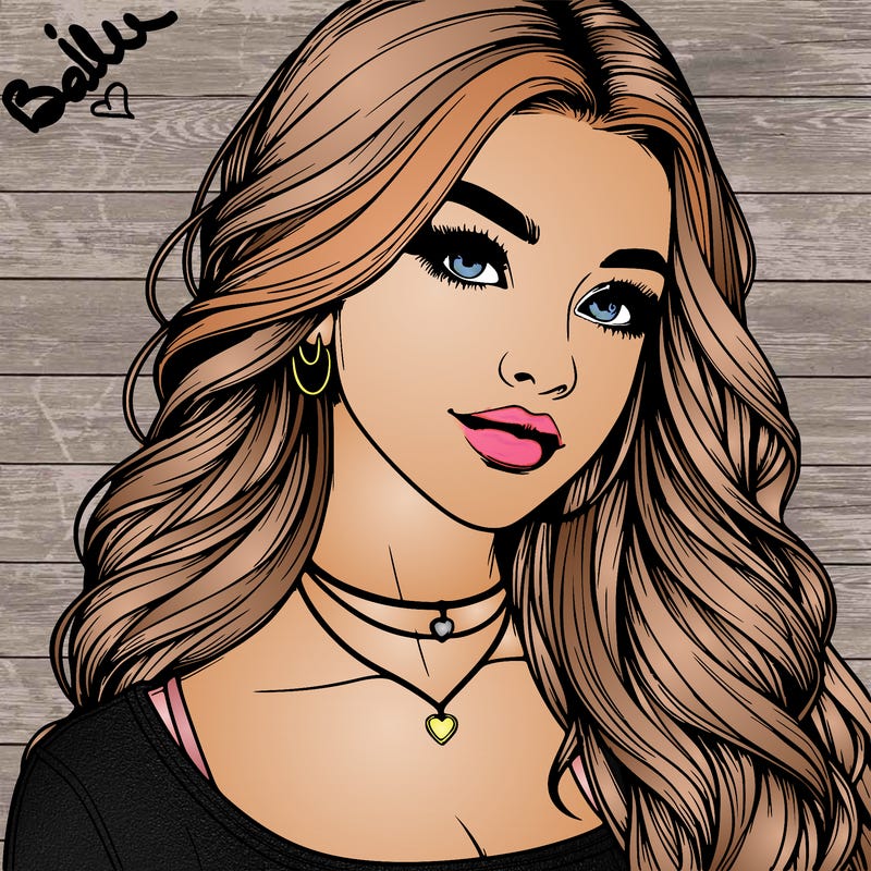 detailed realistic girl