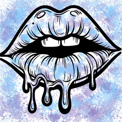 lips that look realistic and drip