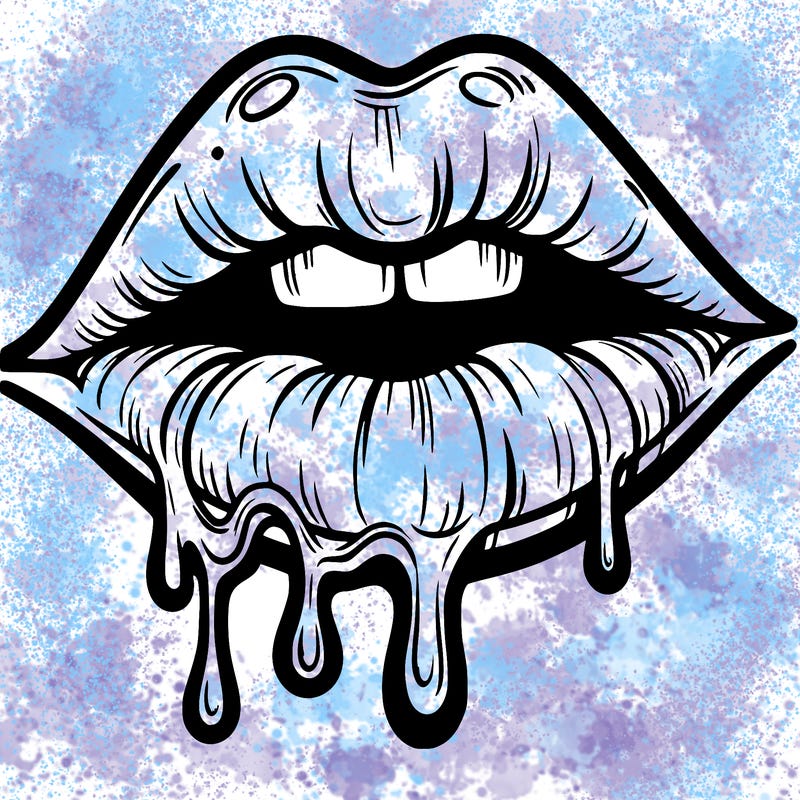 lips that look realistic and drip