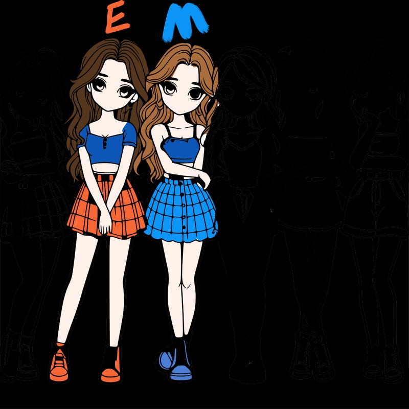 a group of girls realistic