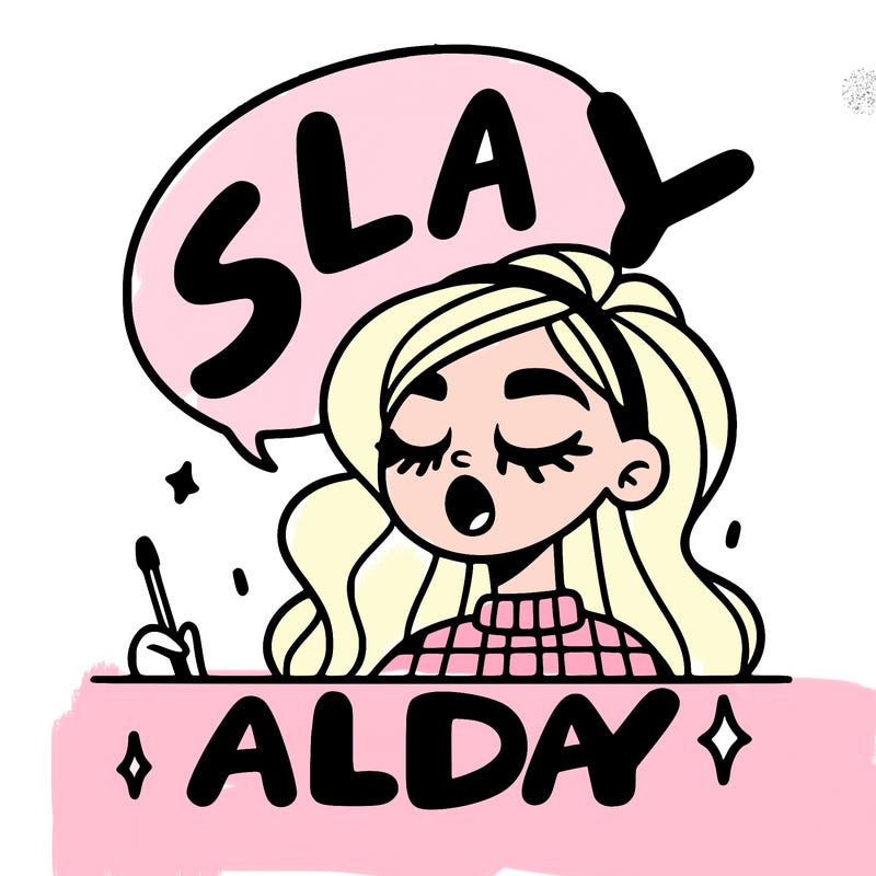 girl saying slay all day