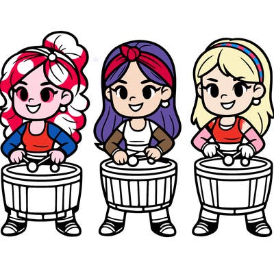 women drummers batucada