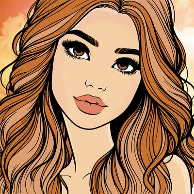 beautiful realistic girl