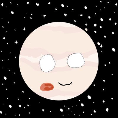 a circle with nothing around it