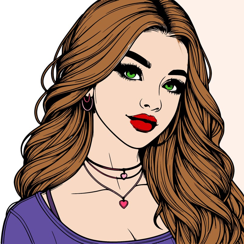 detailed realistic girl