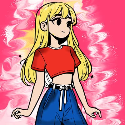 girl in a cute crop top