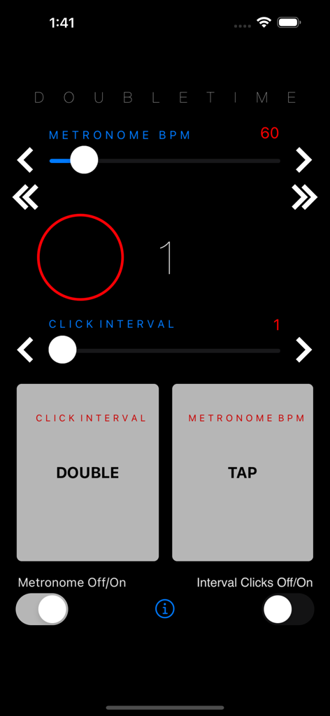 DoubleTime Metronome - Music App | MWM