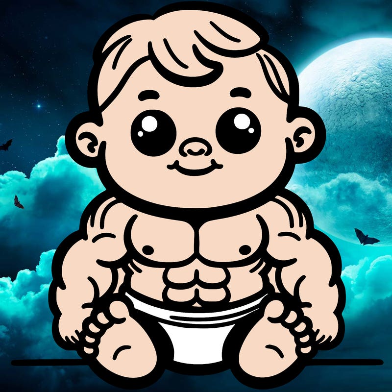 strong buff baby