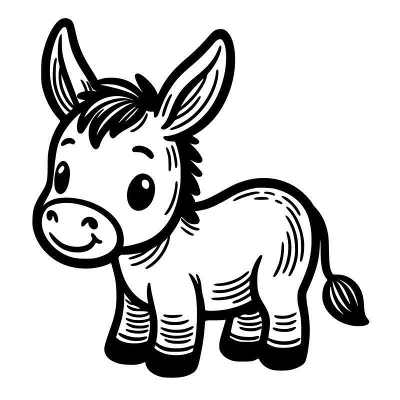 baby donkey