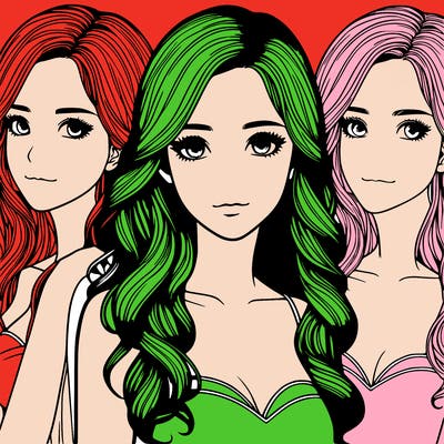 realistic human girl