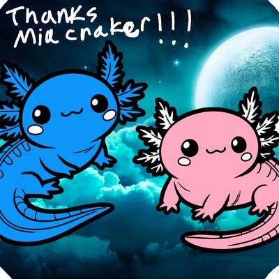 cute axolotls