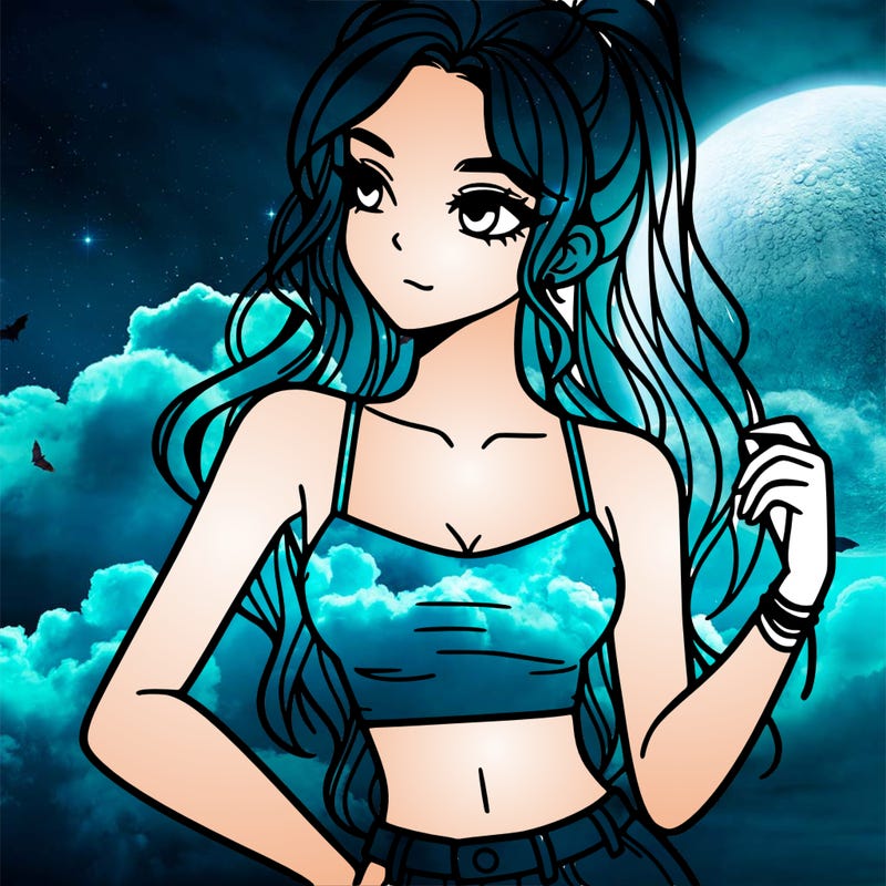 girl in crop top