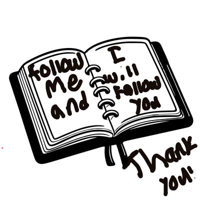 open note book blank