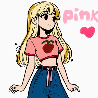 girl in a cute crop top