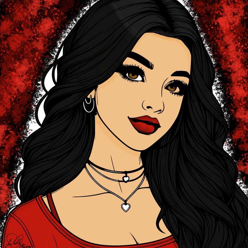 detailed realistic girl