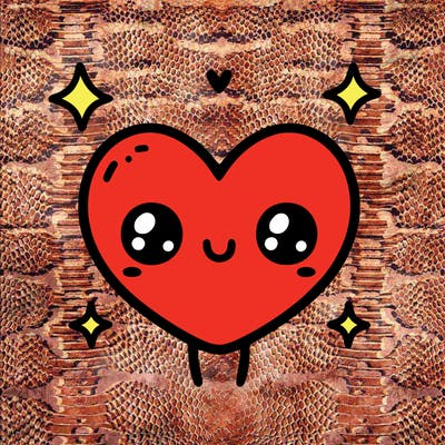 cute heart with love