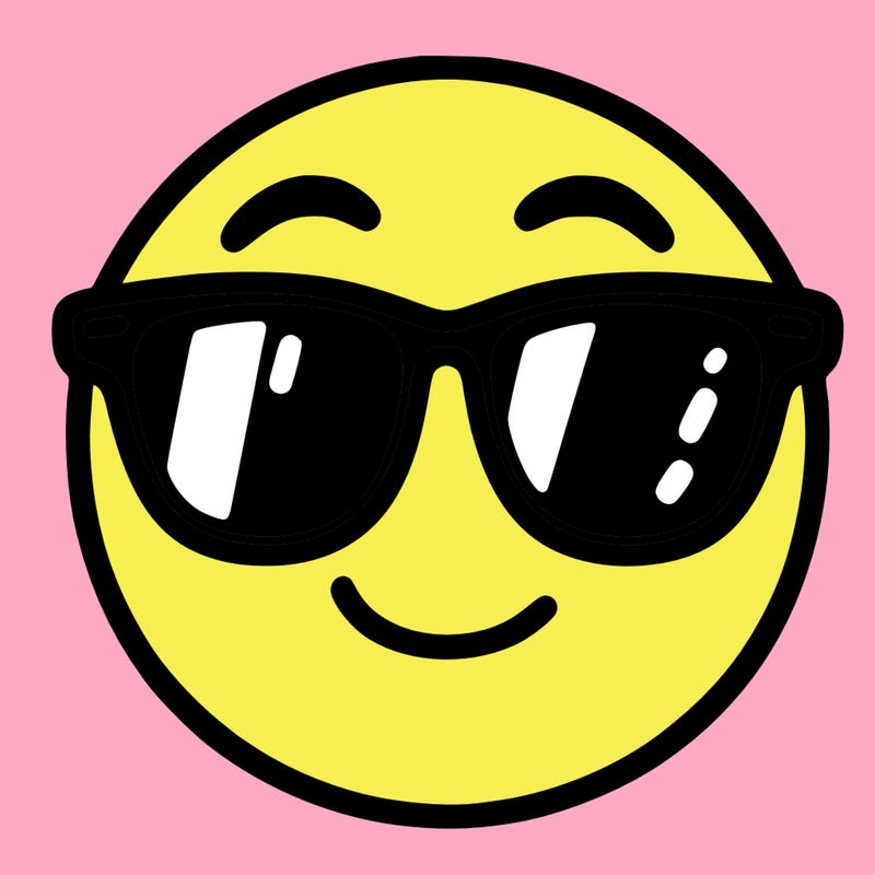 emoji with sunglasses
