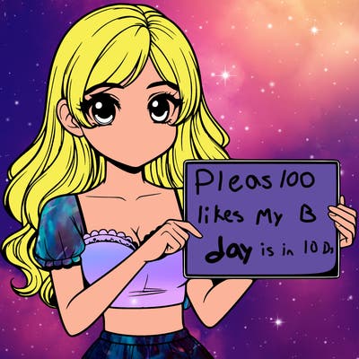 realistic pretty girl holding blank sign