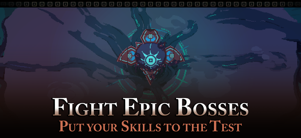 Une rencontre épique avec un boss dans le RPG roguelike en pixel art Endless Wander