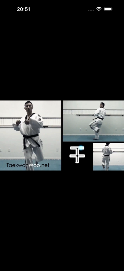 WTF Poomsae - A multi-angle video demonstration of a Taekwondo black belt performing a Poomsae pattern