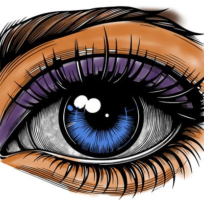 realistic eye