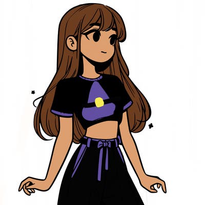 girl in a cute crop top