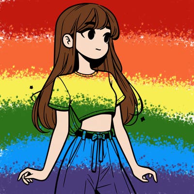 girl in a cute crop top