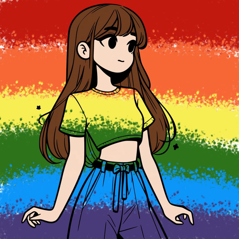 girl in a cute crop top