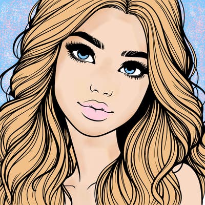 beautiful realistic girl