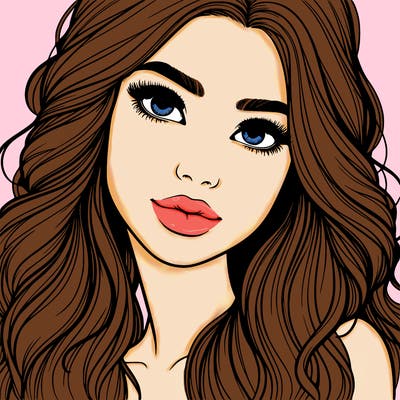 beautiful realistic girl